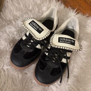 Adidas Wales Bonner Black and White Sneakers